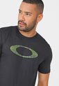 Camiseta Gris-Blanco Oakley O-Bold Ellipse de Oakley