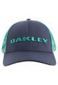 Gorra Azul Oscuro-Verde Oakley Tech Trucker Print Golf Hat de Oakley