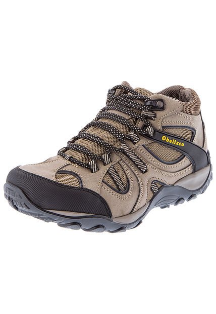 Bota Outdoor Taupe-Negro Obelixco