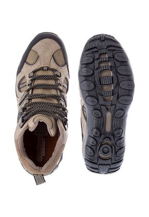 Bota Outdoor Taupe-Negro Obelixco