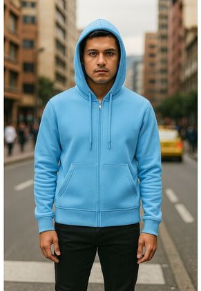 Buzo Hombre Azul Claro Ocai SH004