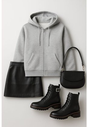 Buzo Mujer Gris Jaspe Claro Ocai SM002