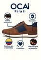 Tenis Cuero Hombre Café Ocai Ivan 001 de Ocai
