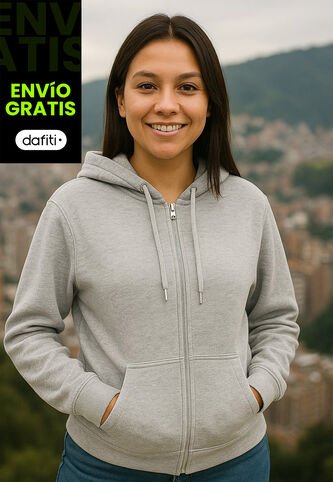 Buzo Mujer Gris Jaspe Claro Ocai SM002 Ocai