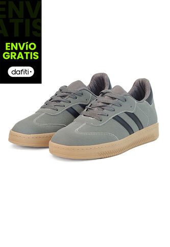 Tenis Hombre Ocai Raw Gris X Azul Ocai