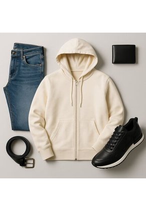 Buzo Hombre Blanco Off-White Ocai SH004