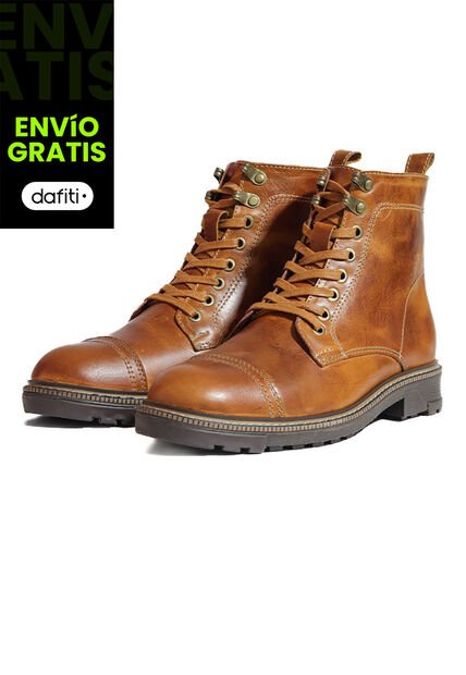 Bota Cuero Hombre Café Ocai Forja