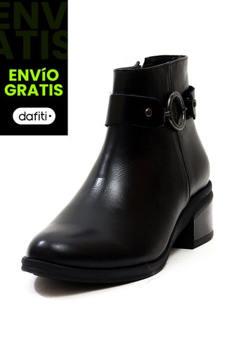 Botín Cuero Mujer Negro Ocai Lorenza 001 Ocai