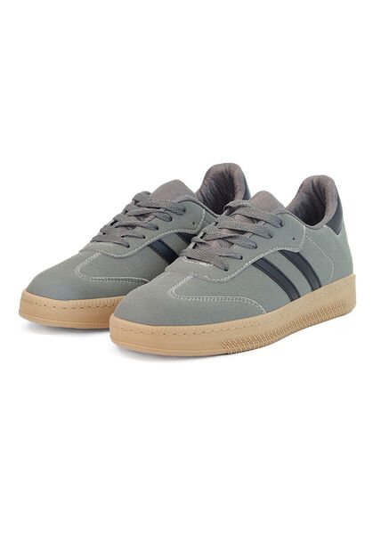 Tenis Hombre Ocai Raw Gris X Azul