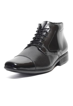 Bota Cuero Hombre Negro Ocai Francesco