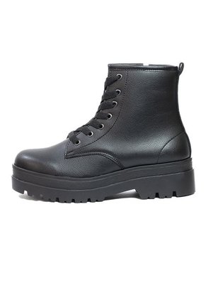 Bota Casual Cuero Negro Ocai Andra