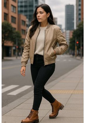 Bota Mujer Cuero Miel OCAi Olivia