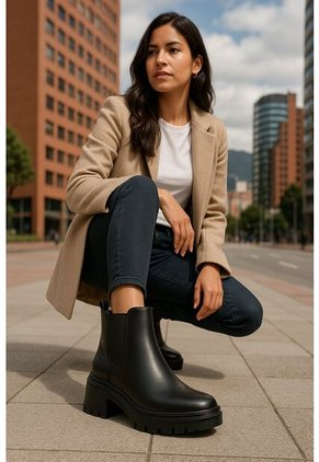 Bota Cuero Mujer Power Girl