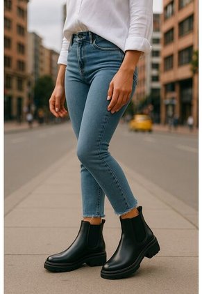 Bota Cuero Mujer Power Girl