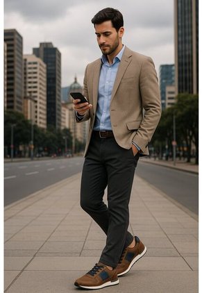 Tenis Cuero Hombre Ocai Forte