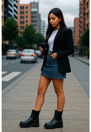 Bota Mujer Negro Ocai Lovely