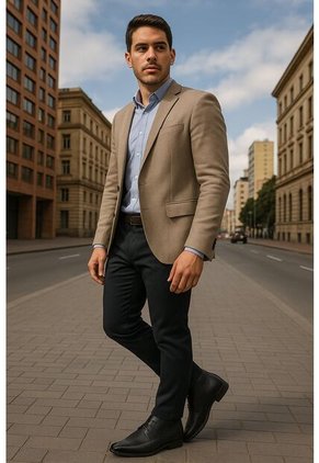 Bota Cuero Hombre Negro Ocai Lusso