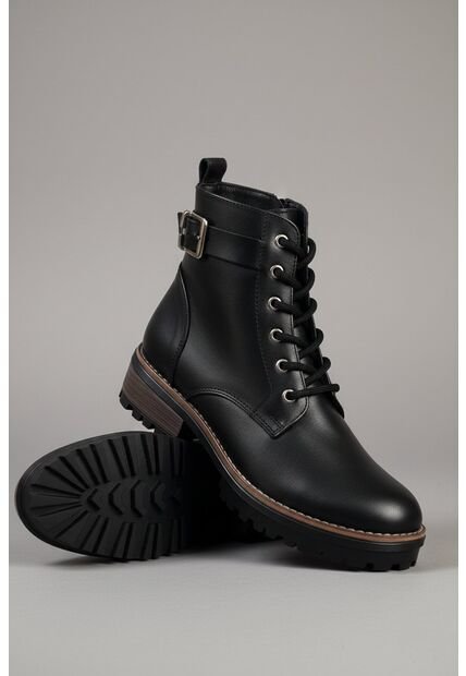 Bota Mujer Cuero Negro OCAi Bliss