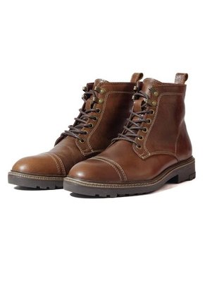 Bota Cuero Clásica Hombre Marrón Ocai Kenai