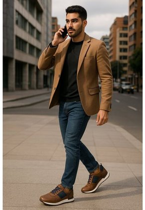 Tenis Cuero Hombre Ocai Forte