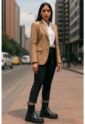 Bota Mujer Negro Ocai Kalon