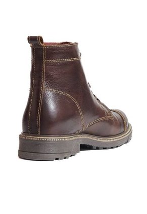 Bota Cuero Hombre Café Oscuro Ocai Viggo
