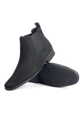 Botín Cuero Hombre Negro Ocai Aurelio 001