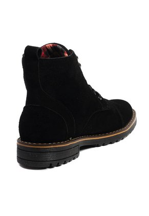 Bota Hombre Cuero Negro Ocai F002