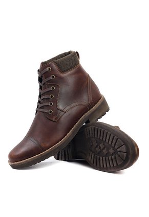 Botas Cuero Hombre Café Ocai Ulises