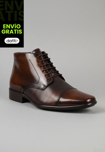 Bota Cuero Hombre Café Ocai Stark