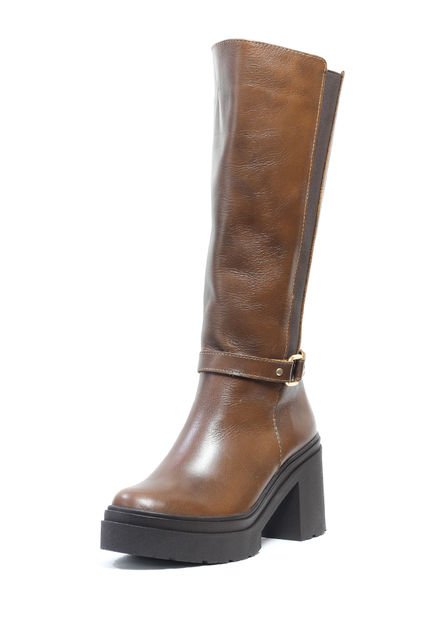  Botas Mujer Cuero Miel Ocai MA0825