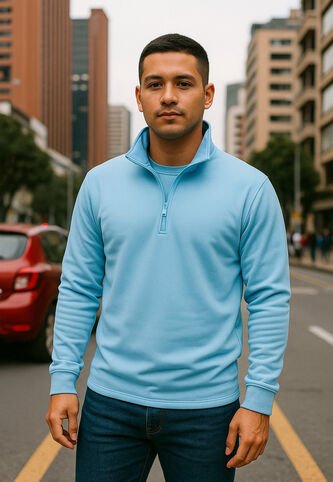 Buzo Hombre Azul Cielo Ocai SHMC001 Ocai