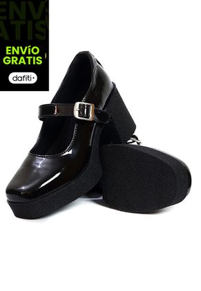 Zapatos De Tacón Mafalda Negro Ocai Ginebra 002