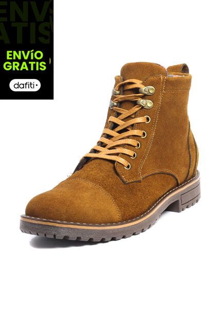 Bota Hombre Cuero Miel Ocai F002