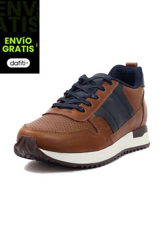 Tenis Cuero Hombre Ocai Iván 001 Miel Ocai