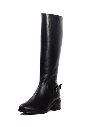 Bota Cuero Mujer Negro Ocai Miranda 001