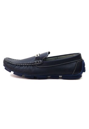 Mocasines Cuero Azul Ocai Robert