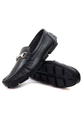 Mocasines Cuero Negro Ocai Robert