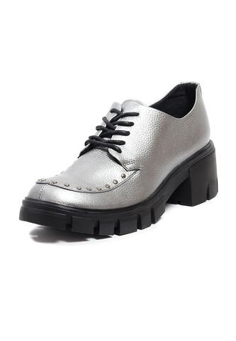 Mocasín Oxford Cuero Plata Ocai Georgia Ocai