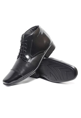 Bota Cuero Hombre Negro Ocai Francesco Ocai