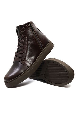 Botas Cuero Hombre Café OCAi Seúl Ocai