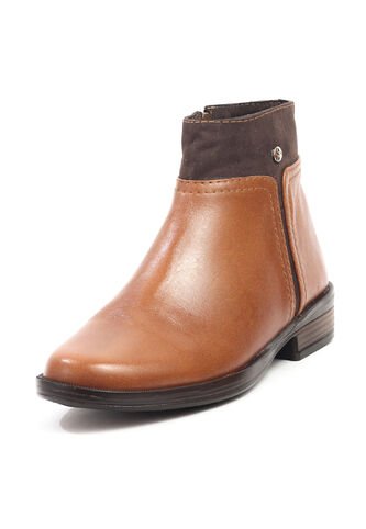 Botines Mujer Cuero Miel Ocai J02 Ocai