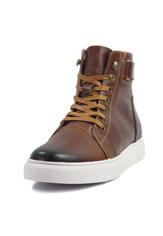 Bota Cuero Hombre Miel Ocai Pascal Ocai