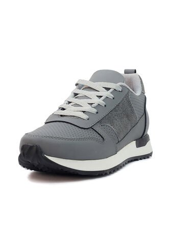 Tenis Cuero Hombre Ocai Iván 001 Gris Ocai