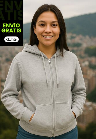 Buzo Mujer Gris Jaspe Claro Ocai SM002 Ocai