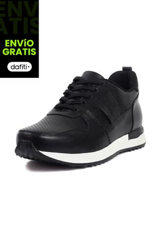 Tenis Cuero Negro Ocai Ivan 001 Ocai