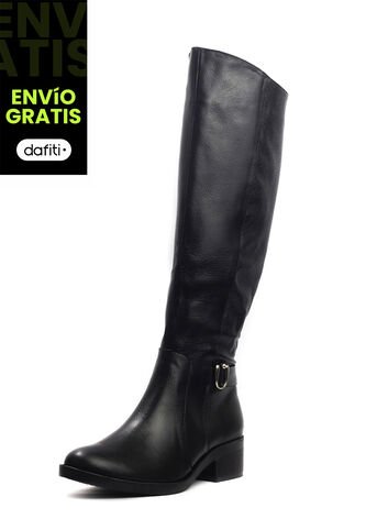 Bota Mujer Cuero Negro Ocai Lore 001 Ocai