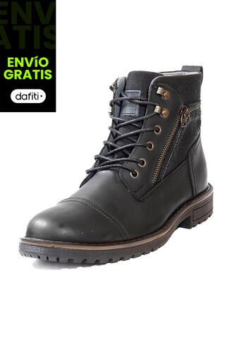 Botas Casuales Cuero Genuino Hombre Negro Noche Ocai B105 Ocai