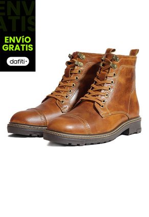 Bota Cuero Hombre Café Ocai Forja