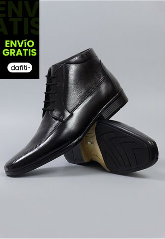 Bota Cuero Hombre Negro Ocai Lusso Ocai